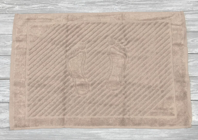 ПОЛОТЕНЦЕ МАХРОВОЕ Беж «НОЖКИ» Cotton Line 06 (50х70 см)
