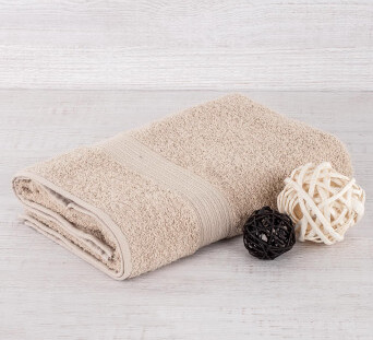 ПОЛОТЕНЦА (1 штука) Беж 70х140 см Cotton Linne 11