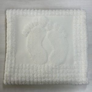 ПОЛОТЕНЦЕ White «НОЖКИ» EFOR 06 (50х70 см)
