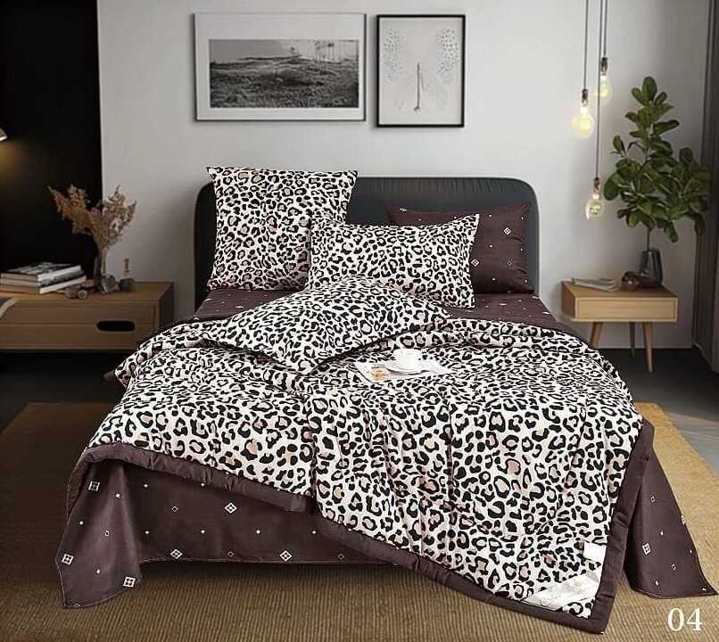 Комплект + ОДЕЯЛО Borsa 5737 leopard