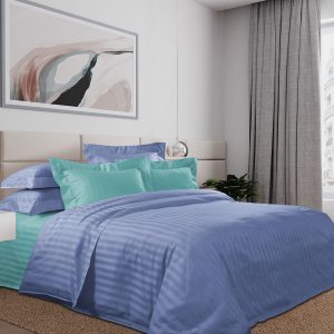 Постельное бельё Aura Stripe Нефрит